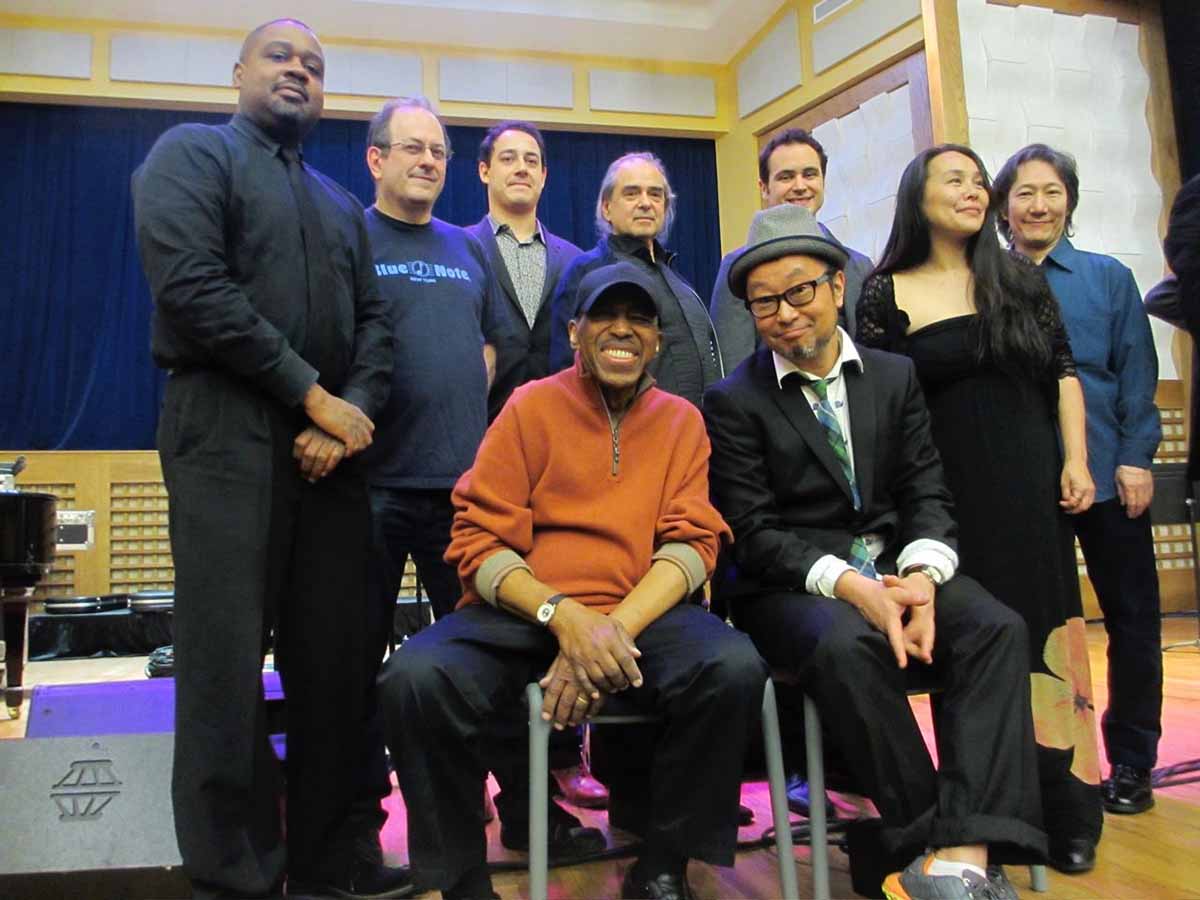 Al Orlo in group shot with Ben E. King and other musicians
